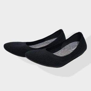 Allbirds Women's Black Tree Breezers Ballet Flats Size 8
